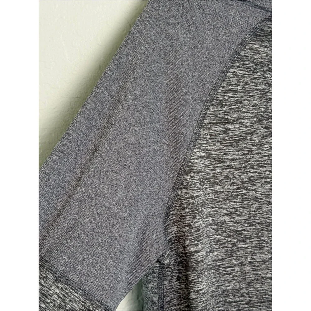 Nike Dri-FIT Men's Running Quarter Zip Pullover Grey Heather Long Sleeve Size M